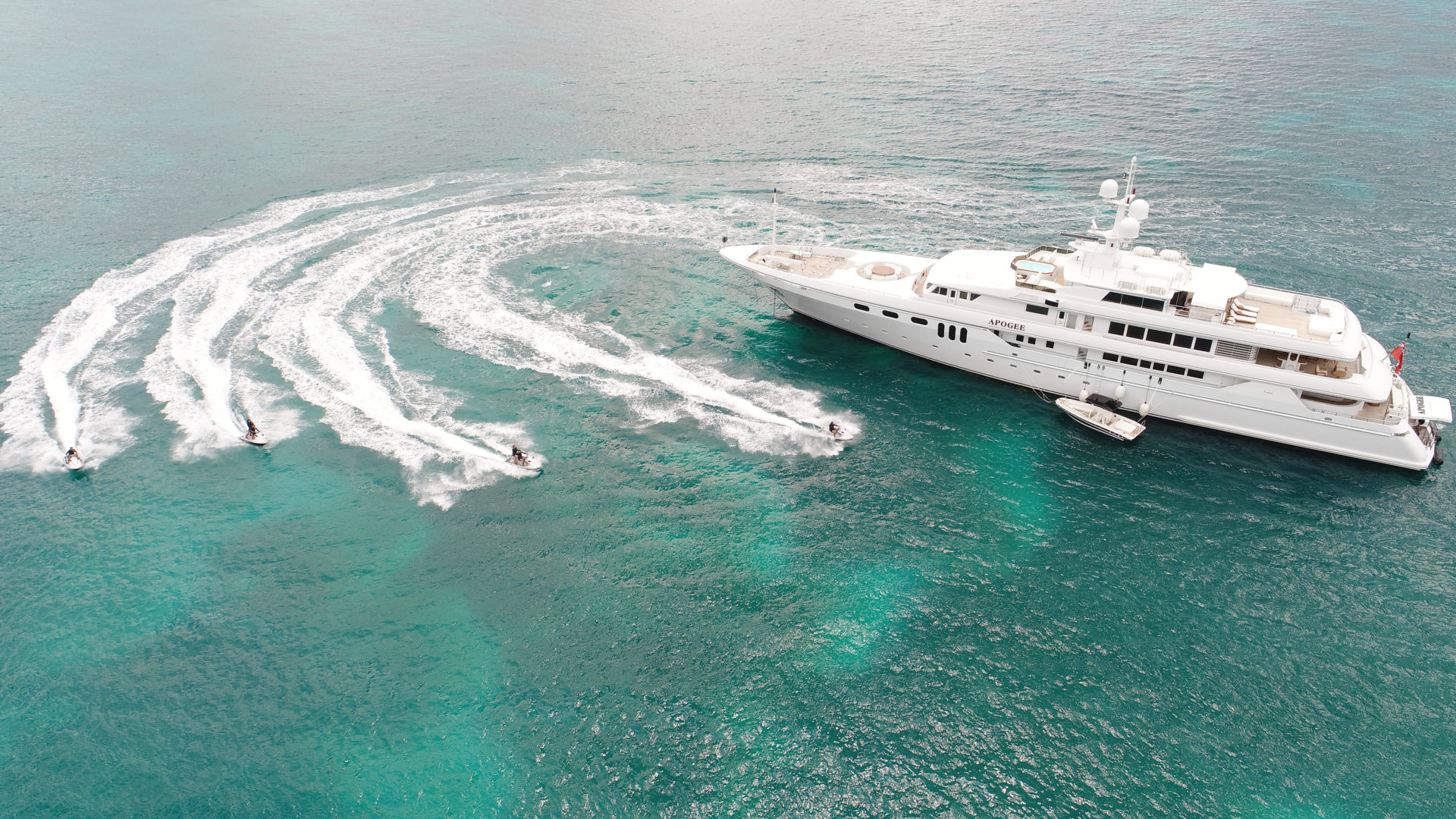 The superyacht offices for business on board